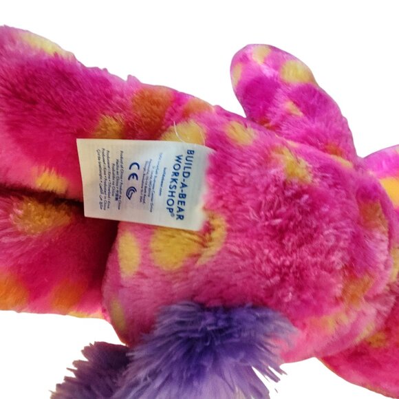 Build A Bear Heartables Unicorn Land Dottie Pink Heart Plush Stuffed Animal 18” - Picture 3 of 4